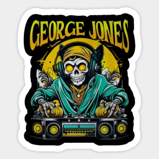 George Jones Sticker